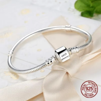 Handmade Original Fine Jewelry 925 Silver Charm Bracelet
